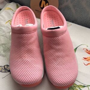 Merrell Pink Mesh Slip-On Shoes